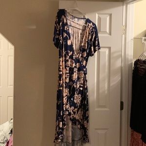 Floral Wrap Dress